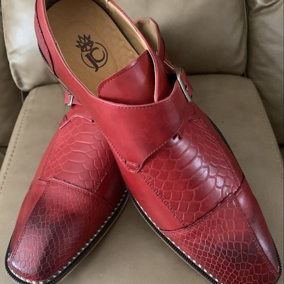 Big Size 12 Men's Crocodile Brogue Formal Business Wingtip pu leather - Picture 1 of 3